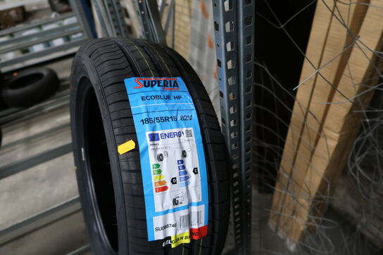 2 stk. dæk SUPERIA 185/55R15 82V