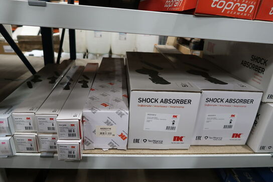 Indhold i 3 fag lagerreol 