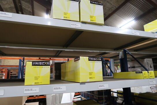 Indhold i 3 fag lagerreol 