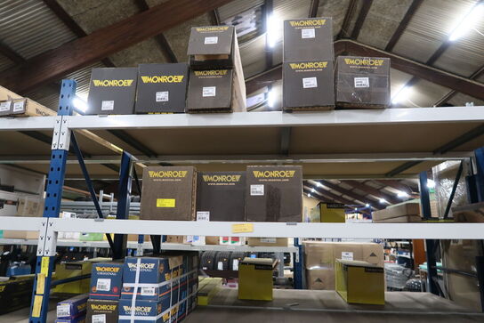 Indhold i 3 fag lagerreoler 