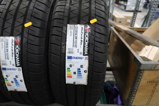 4 stk. dæk YOKOHAMA 225/65R16C