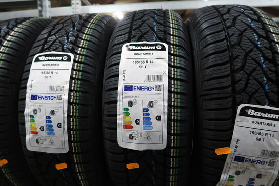 4 stk. dæk BARUM 185/65R14 86T