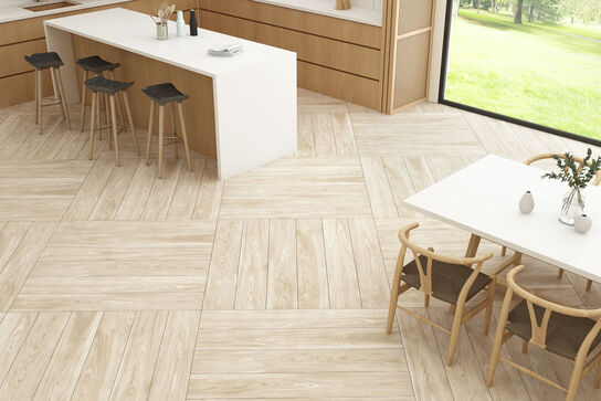 50,40 m2 - 1200*200*9 mm porcelæns fliser med trælook  (KAO WOOD MOON)