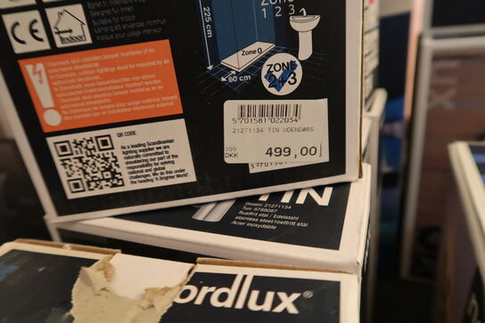 6 stk. væglamper NORDLUX Tin