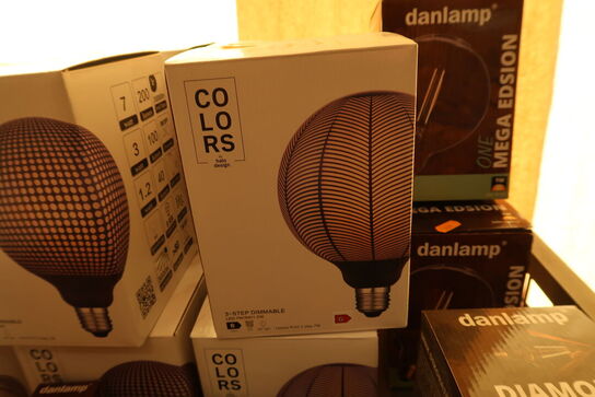 4 stk. pærer COLORS