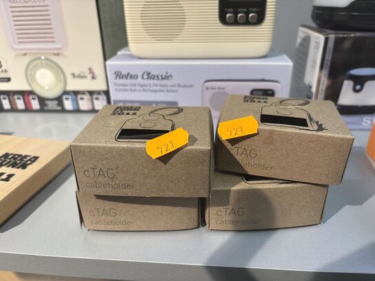 4 stk. kabelholdere CTAG