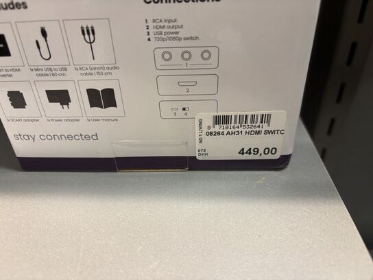 3 stk. adaptere MARMITEK m.fl.