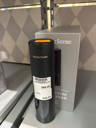 3 stk. elektrisk vinåbner NORDIC SENSE