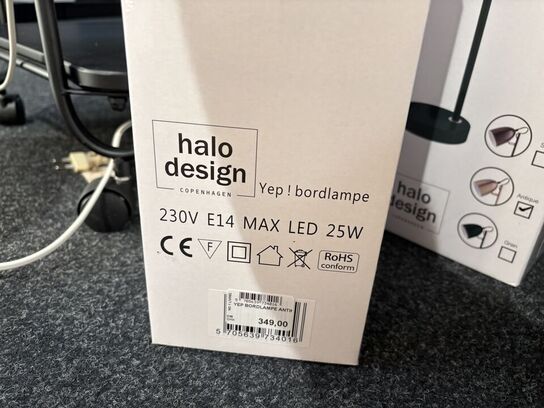 2 stk. gulvlamper HALO DESIGN YEP!