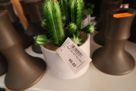 3 stk. kunstigeplanter