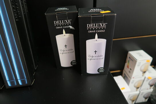 2 stk. bloklys DELUXE Homeart