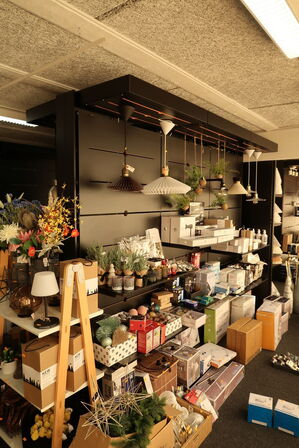 Butiksinventar uden indhold