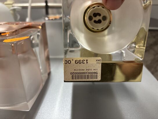 2 stk. badeværelseslamper