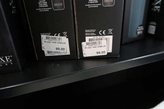 6 pakker bloklys DELUXE Homeart