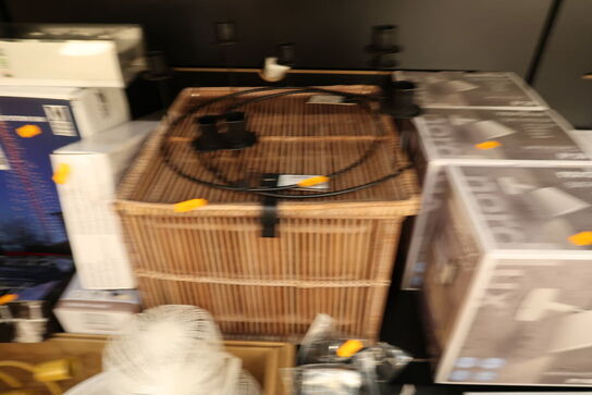 2 stk. lysestager samt div. Julelys MARKSLÖJD m.m.