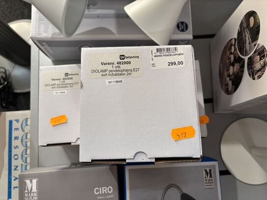 3 stk. pendelophæng GN BELYSNING