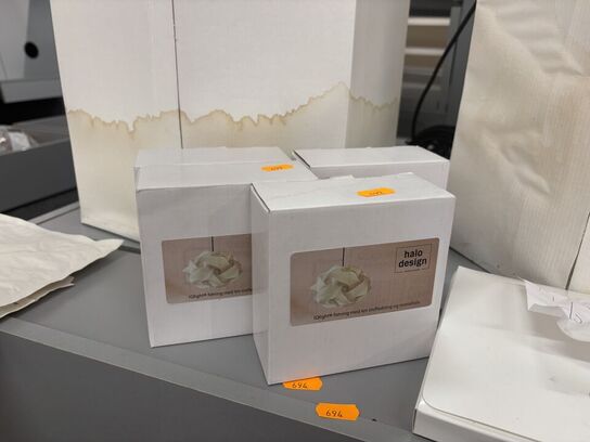 4 stk. fatninger HALO DESIGN m.fl.