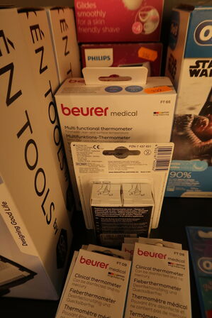 6 stk. termometer BEURER FT09 samt Termometer BEURER FT 65