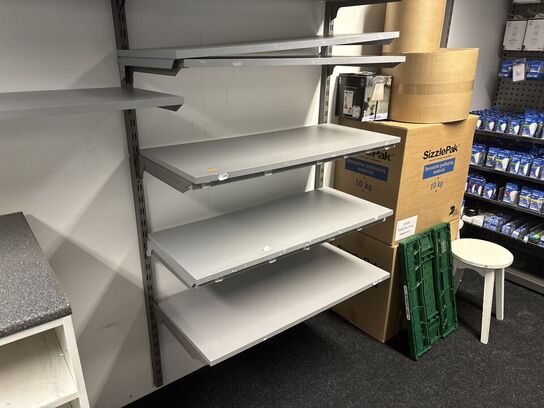 Butiksinventar uden indhold