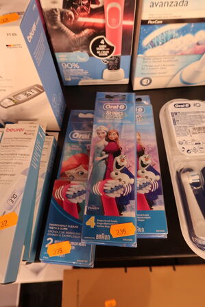 5 pakker tandbørstehoveder ORAL-B