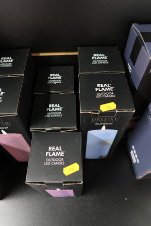 5 pakker bloklys DELUXE Homeart