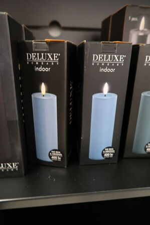 6 pakker bloklys DELUXE Homeart