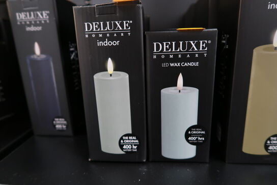 3 pakker bloklys DELUXE Homeart