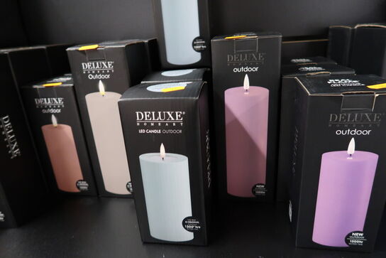 6 pakker bloklys DELUXE Homeart