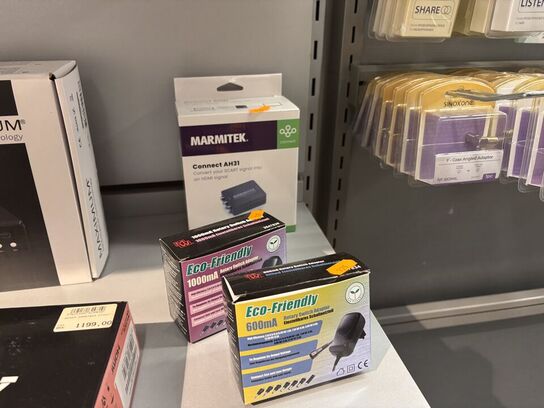 3 stk. adaptere MARMITEK m.fl.