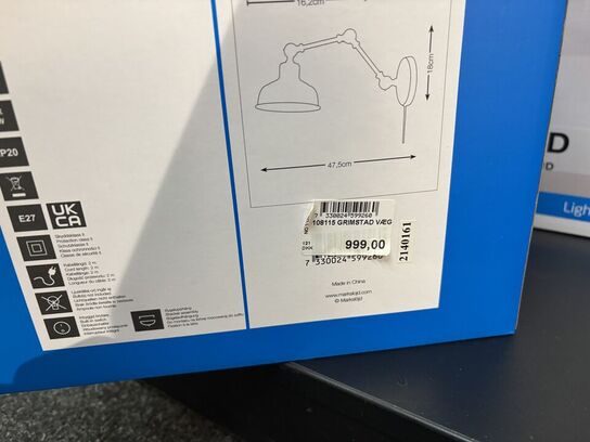 Væglampe MARKSLÖJD Grimstad