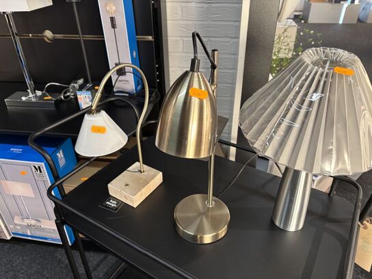 3 stk. bordlamper HALO DESIGN m.fl.