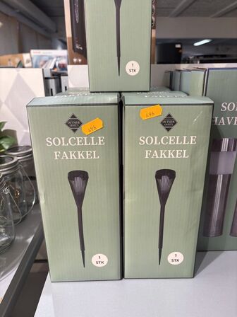 7 stk. solcelle fakler COZZY