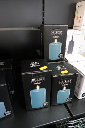 4 pakker bloklys DELUXE Homeart