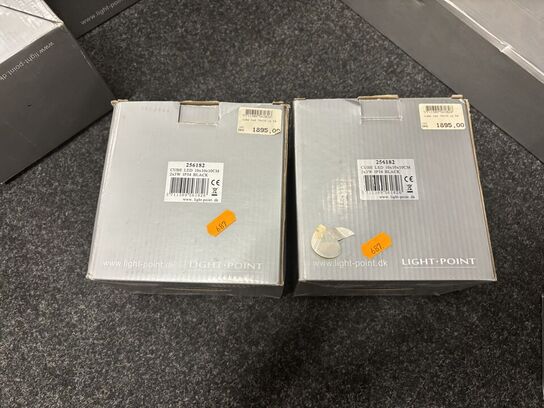 2 stk. væglamper LIGHT-POINT Cube Led