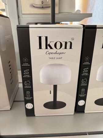 2 stk. bordlamper IKON COPENHAGEN