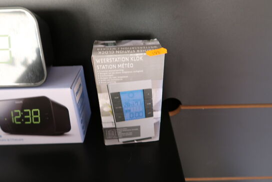 Vejrstation samt clock radio PHILIPS