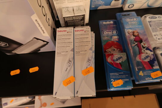 6 stk. termometer BEURER FT09 samt Termometer BEURER FT 65