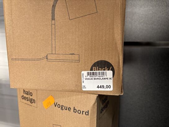 2 stk. bordlamper HALO DESIGN Vogue Bord