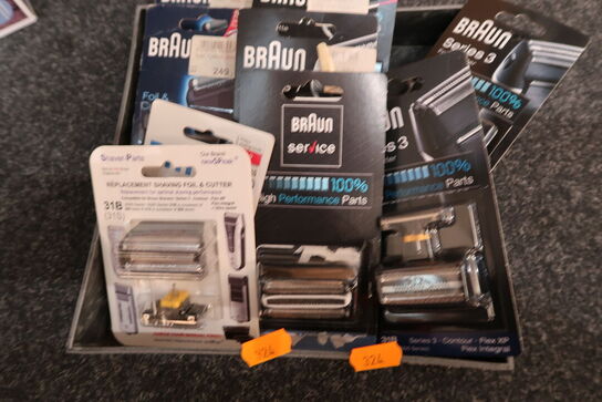 Div. Barberblade BRAUN m.fl.