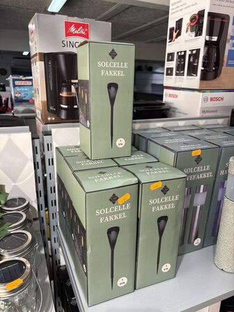 7 stk. solcelle fakler COZZY