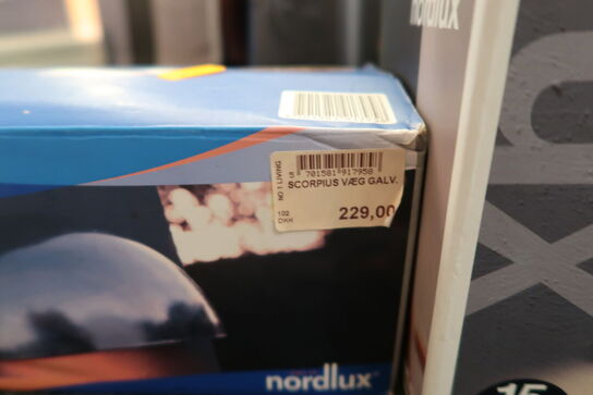 2 stk. væglamper NORDLUX Bowler m.fl.