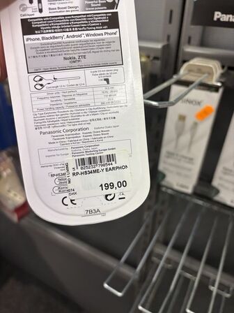 2 stk. hovedtelefoner PANASONIC Sports