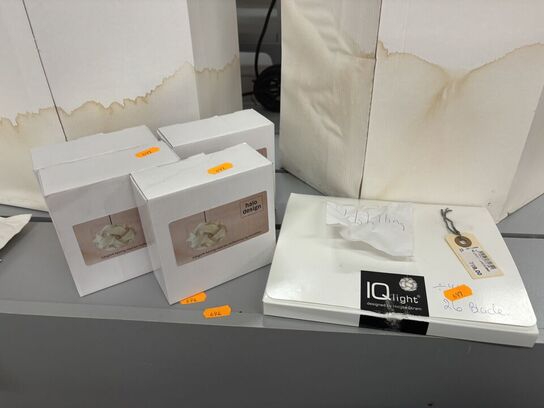 4 stk. fatninger HALO DESIGN m.fl.