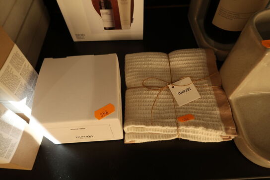 Duftlys MERAKI samt klud