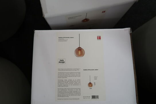 Pendel HALO DESIGN Bubbles Ø18 Amber