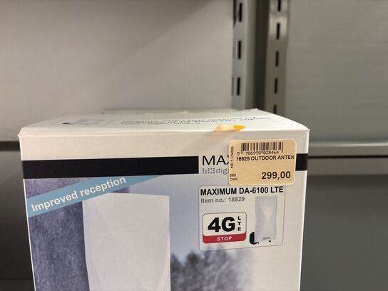 2 stk. udendørsantenner MAXIMUM DA-6100 Lte