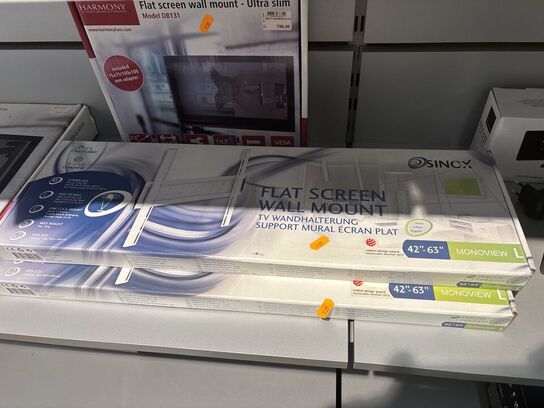 2 stk. vægbeslag SINOX