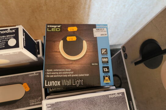 Væglampe OUTDOOR Lunox Wall Light