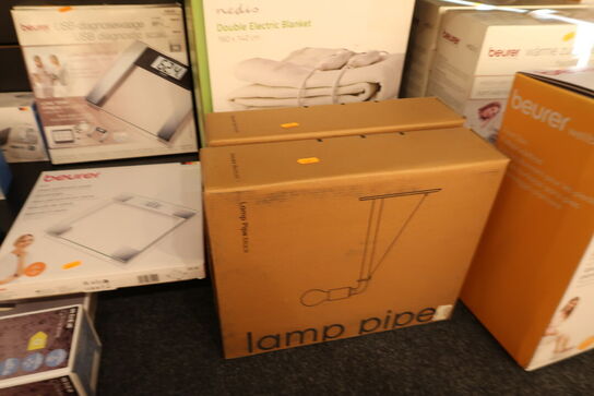 2 stk. lamper LAMP PIPE Black