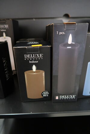 5 pakker bloklys DELUXE Homeart